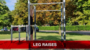 leg raises addominali