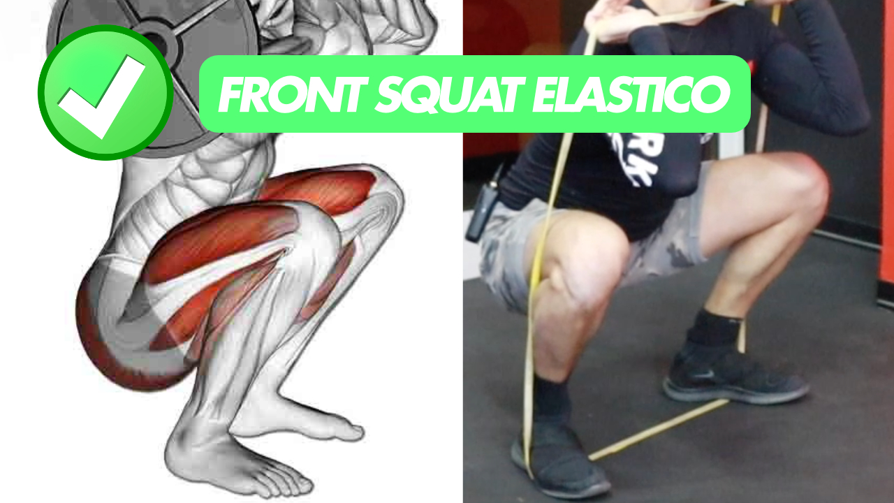 front squat elastico