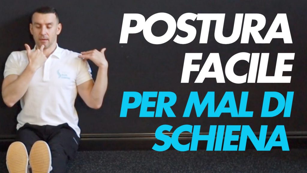Esercizio di postura facile per prevenire il mal di schiena